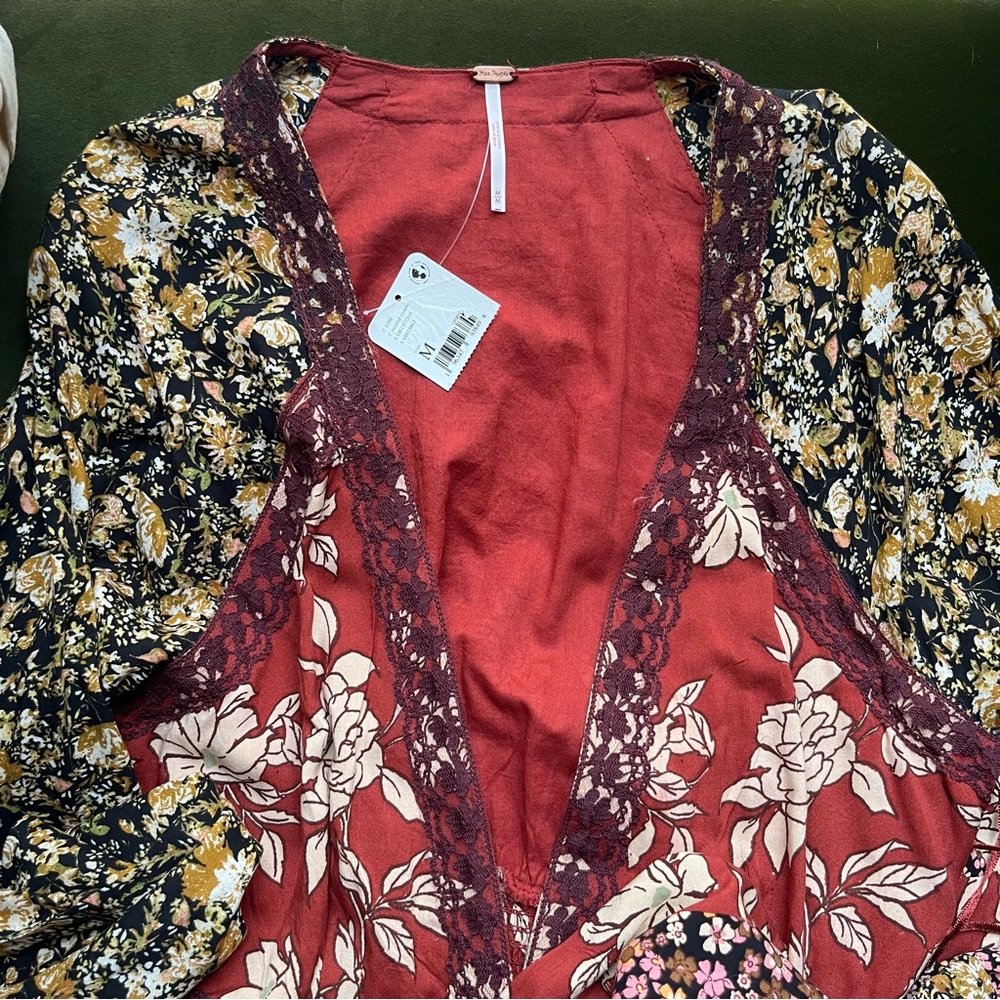 Free People Tilda Wrap Floral Maxi Dress, Size S, NWT - Picture 7 of 7